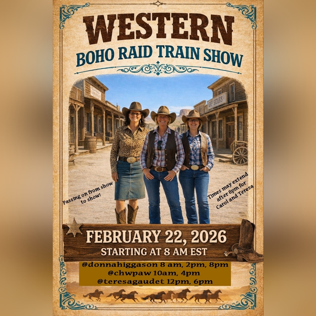 Western Boho Raid Train